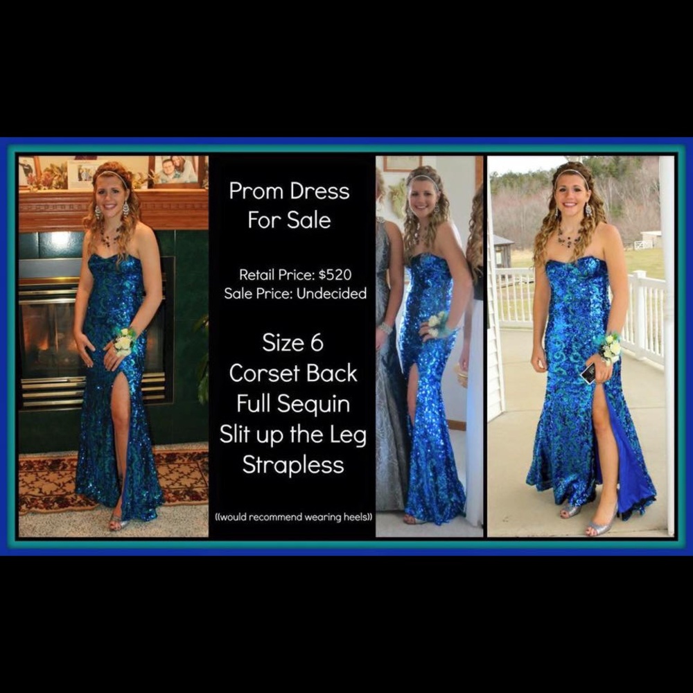 Full Length Sequin Dress